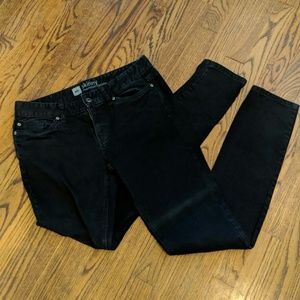 Mossimo Womens Skinny Black Denim Jeans